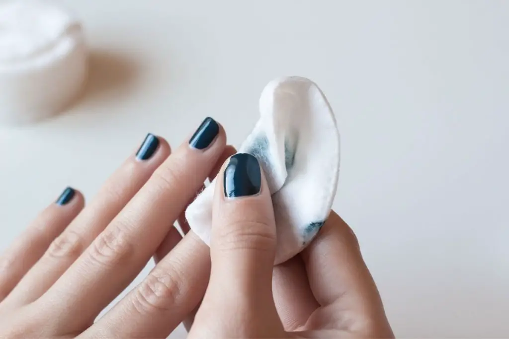 Nail polish remover safety during pregnancy.