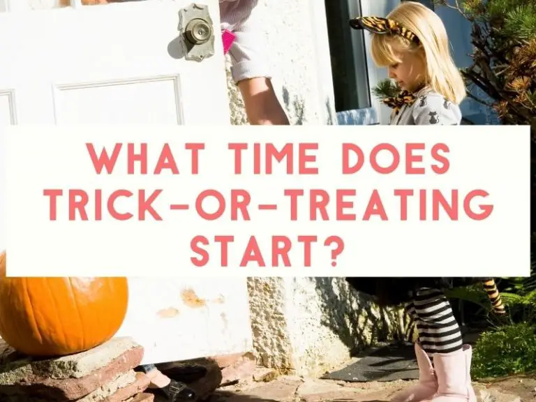 What Time Does TrickorTreating Start?
