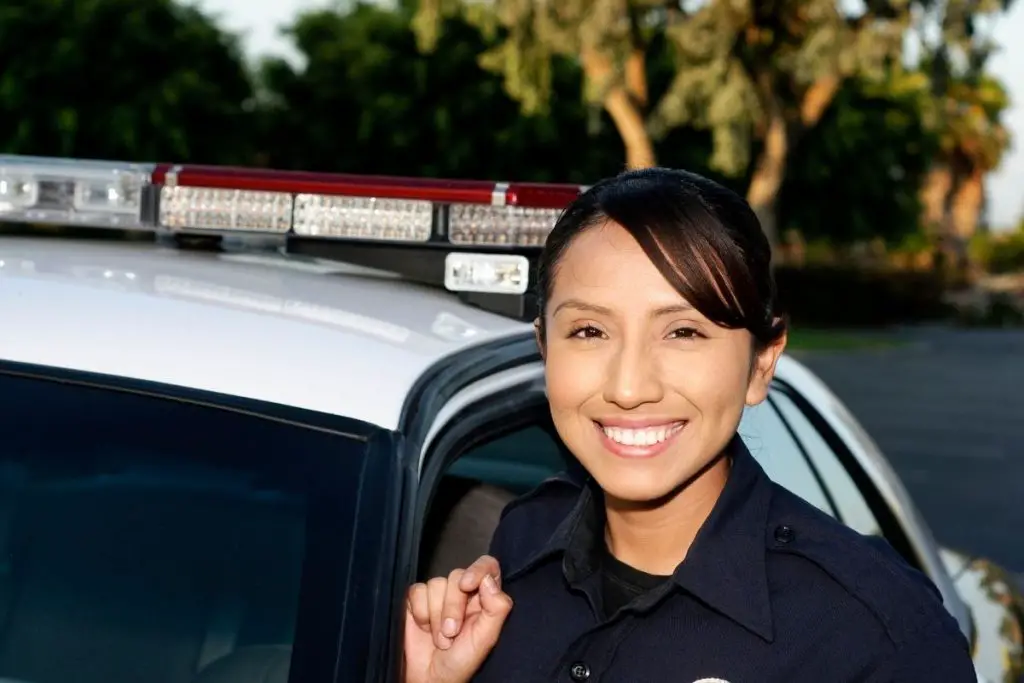 Teach children what a police officer looks like so they know who to go to for help. 