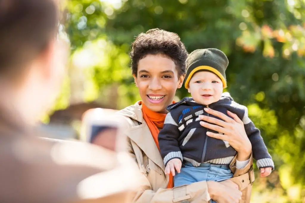 Take a photo of your child for safety when entering crowded areas. 