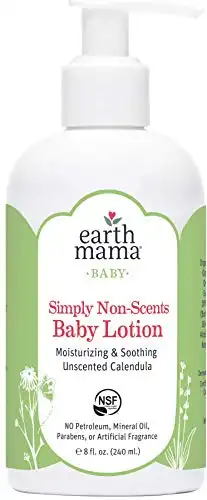 Earth Mama Natural Simply-Scents Baby Lotion with Organic Calendula
