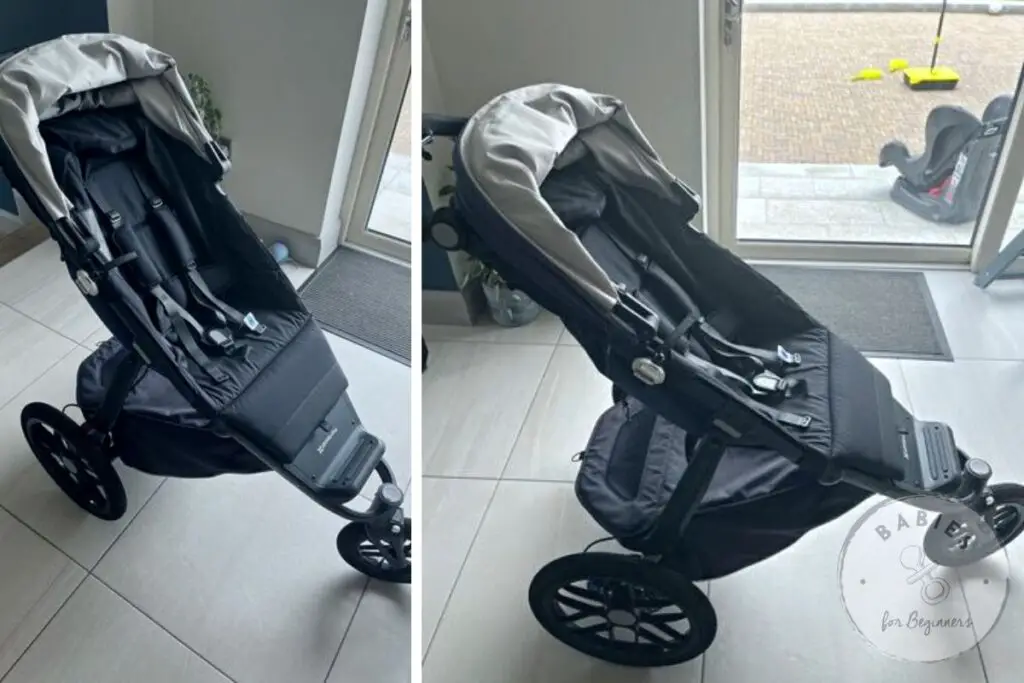 Photos of the interior of the UPPAbaby Ridge Stroller